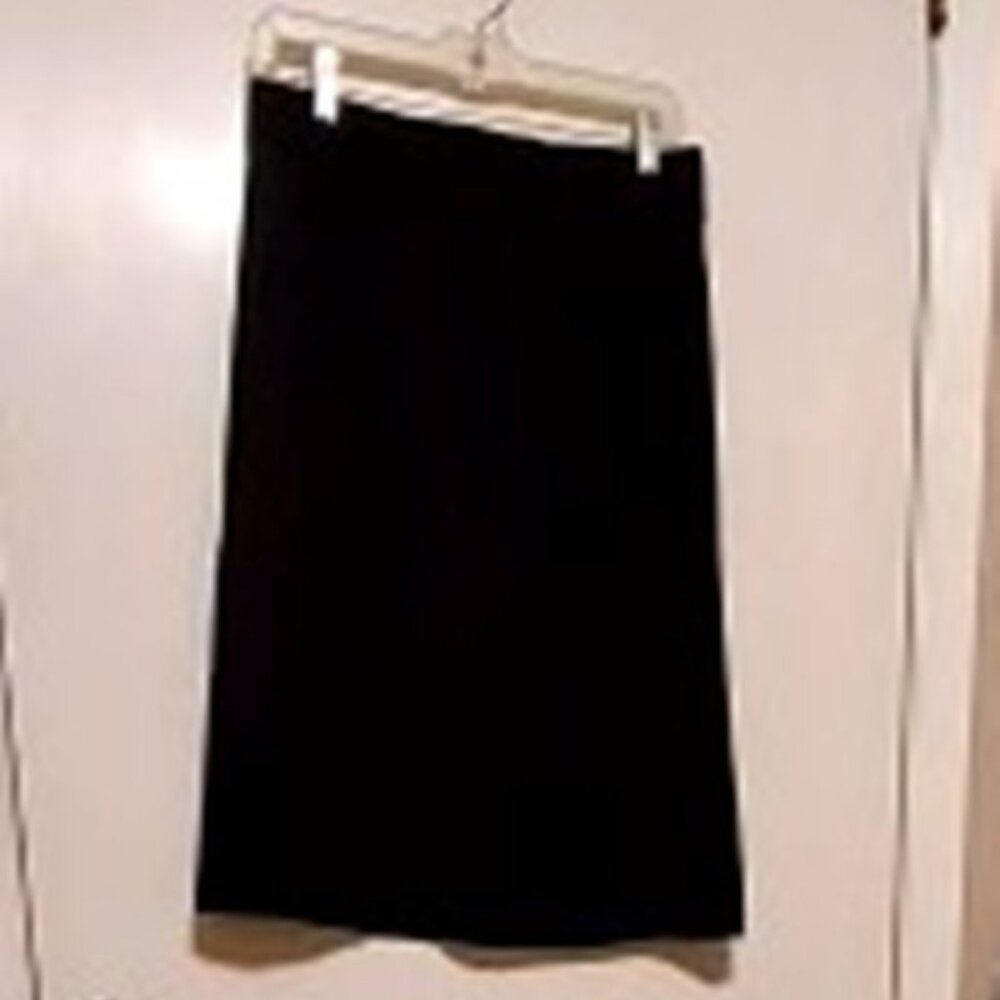 VTG iangenis Womans Black Stretch Skirt.  Sz 7/8